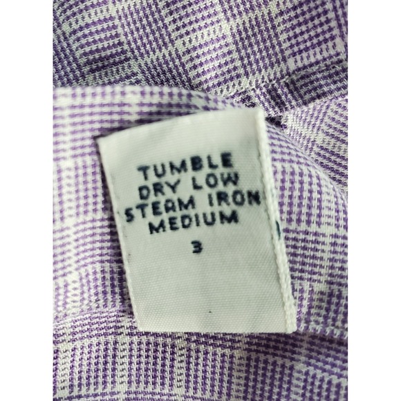 Ralph Lauren Polo Men's Yarmouth Button Down Purple Check Dress Shirt 15.5 34/35 - Picture 7 of 9